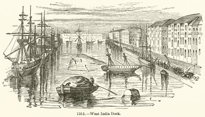 West India Dock by English School